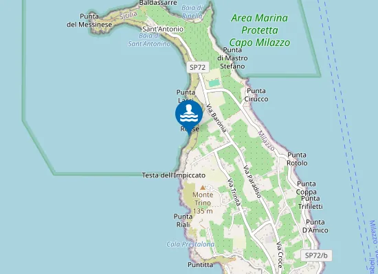 Map of PUNTA TESTA D'IMPICCATO