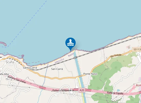 Map of FOCE TORRENTE NASO