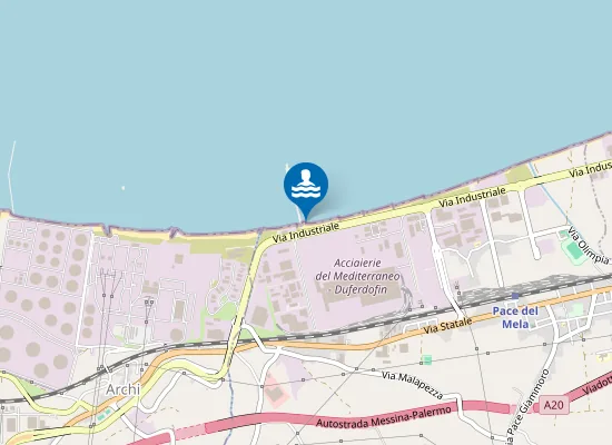 Map of PONTILE ACCIAIERIA