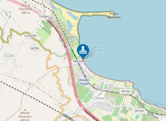 Map of CAMPING MARINELLO