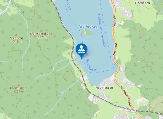 Map of SCHLIERSEE SCHLIERSEE LIEGEWIESE WESTERBERG