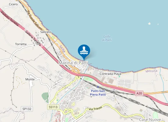 Map of M 150 OVEST FOCE TORRENTE PROVVIDENZA