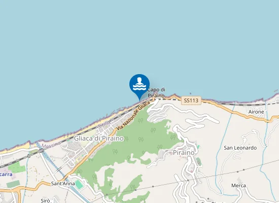 Map of M 300 OVEST TORRE DELLE CIAVOLE