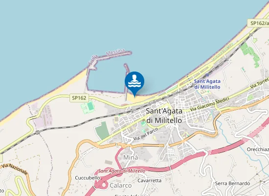 Map of M 100 EST VALLONE CANNAMELATA