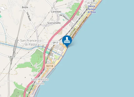 Map of CUNETTONE ANAS