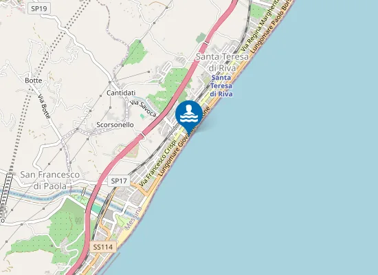 Map of FOCE TORRENTE PORTO SALVO