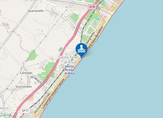 Map of LUNGOMARE PIER SANTI MATTARELLA, 40