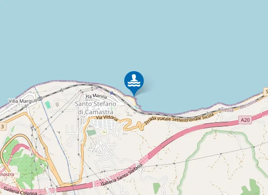 Map of M 200 OVEST FOCE TORRENTE CIARAMISELLO