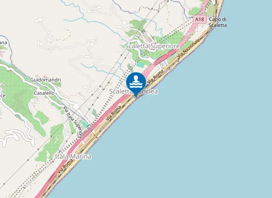 Map of FOCE TORRENTE SAPONARA