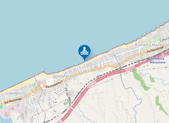 Map of VIA LUNGOMARE INCROCIO VIA MANZONI