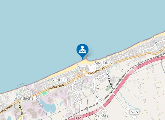 Map of CAMPO SPORTIVO LATO OVEST