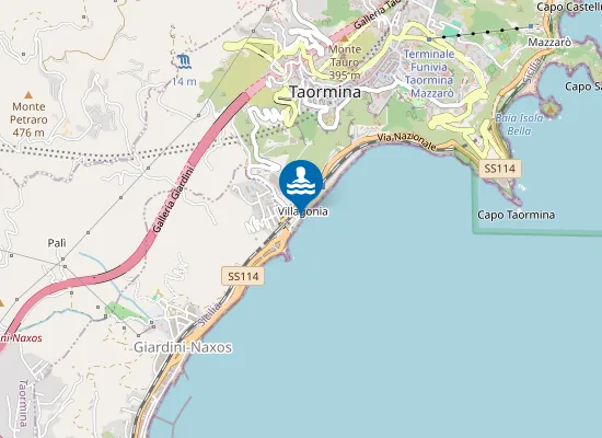 Map of FOCE TORRENTE SIRINA