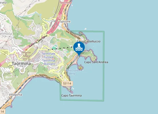 Map of LIDO PIZZICHELLA