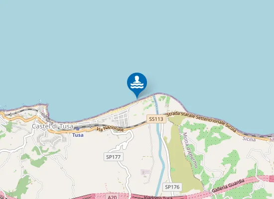 Map of FOCE TORRENTE TUSA