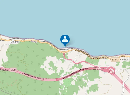 Map of FOCE TORRENTE PALI'