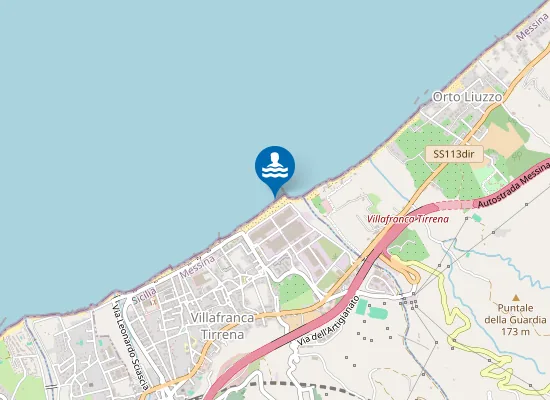 Map of M 200 OVEST FOCE FIUMARA GALLO