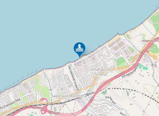 Map of VIA DON STURZO INCROCIO VIA PRINCIPE DI CASTELNUOVO