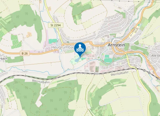 Map of NATURBADESEEANLAGE STADT ARNSTEIN