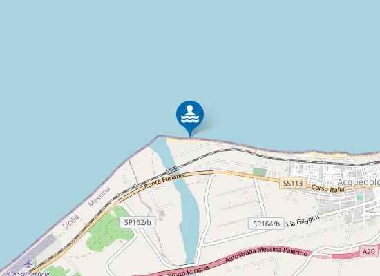 Map of FOCE TORRENTE FURIANO