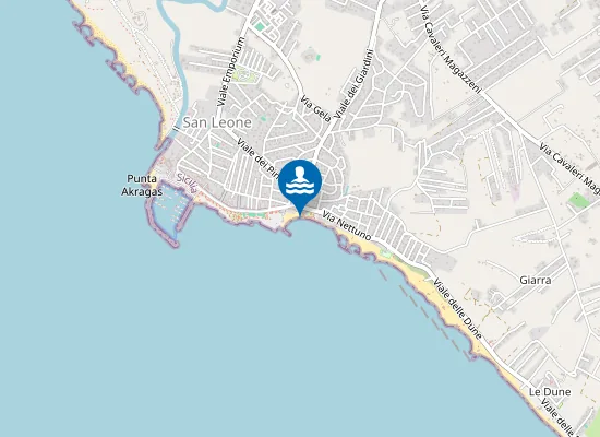 Map of EX LIDO ASTER