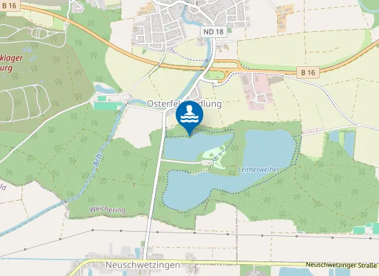 Map of BADESEE NIEDERFORST WEICHERING