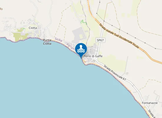 Map of TORRE DI GAFFE