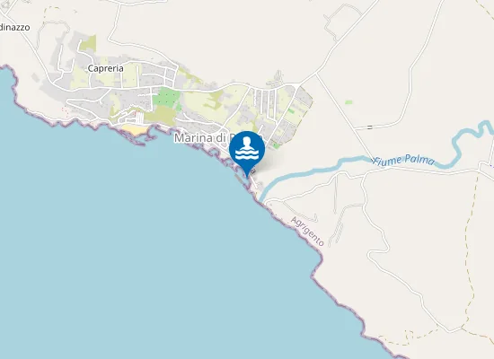 Map of 250 MT A DX FIUME PALMA