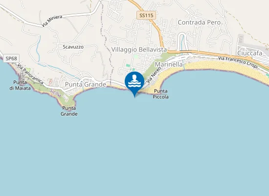 Map of PUNTA PICCOLA