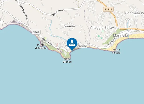 Map of 100 M Dx Foce Torrente Mule'