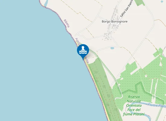 Map of BORGO BONSIGNORE