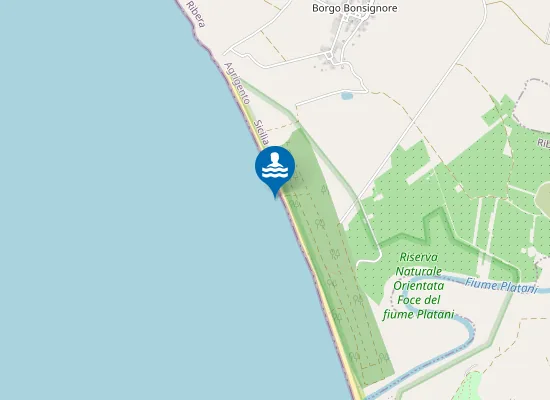 Map of RISERVA FOCE F. PLATANI