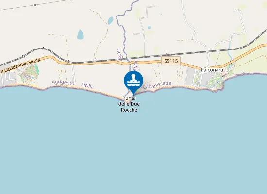 Map of FOCE TORRENTE CANTICAGLIONE