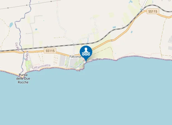 Map of FOCE TORR. KM 1,4 DA P. DUE ROCCHE