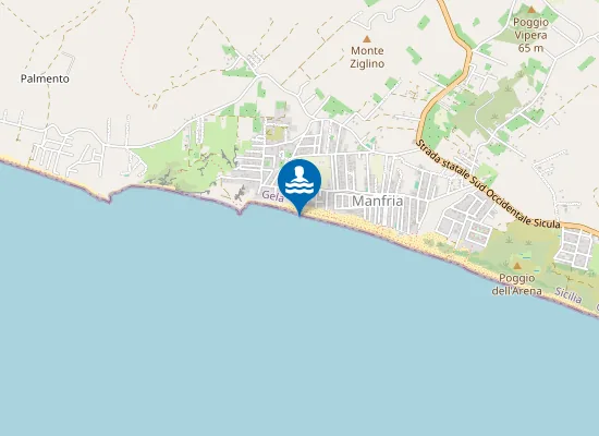 Map of LIDO DI MANFRIA