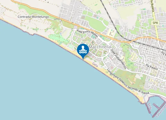 Map of LIDO MACCHITELLA