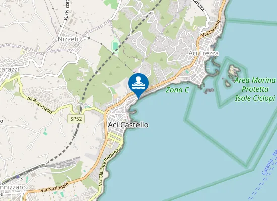 Map of IMMISS. L.GOMARE SCARDAMIANO 50M. NORD