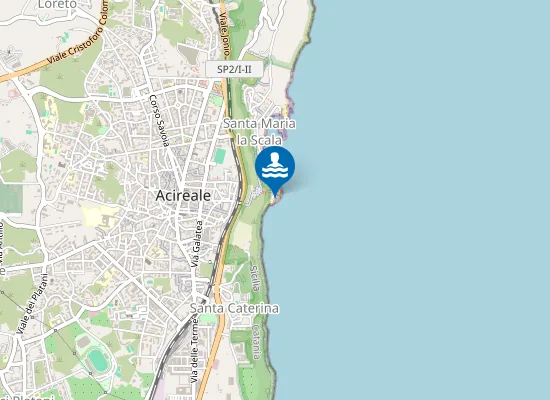 Map of S. MARIA LA SCALA - TESTA ACQUA