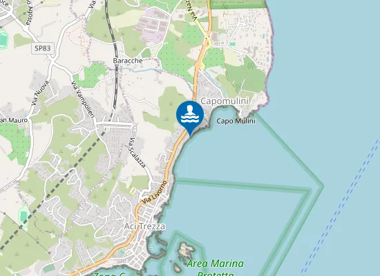 Map of CAPO MULINI - FINE BAIA