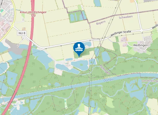 Map of SCHUETZENSEE ELCHINGEN OSTUFER