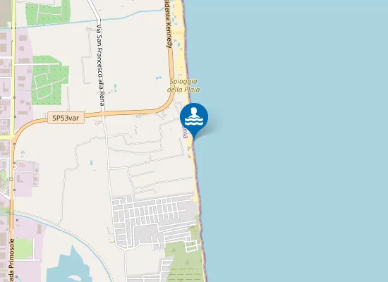 Map of VIALE KENNEDY 91