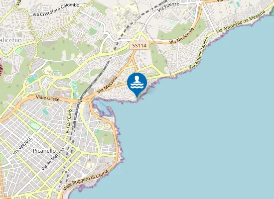 Map of IM. CAN. VIA DEI VILLINI A MARE 15M SUD