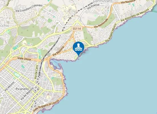 Map of IM.CAN. VIA DEI VILLINI A MARE 15M NORD