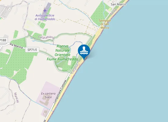 Map of FIUME FIUMEFREDDO