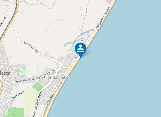 Map of FONDACHELLO VIA SPIAGGIA 22