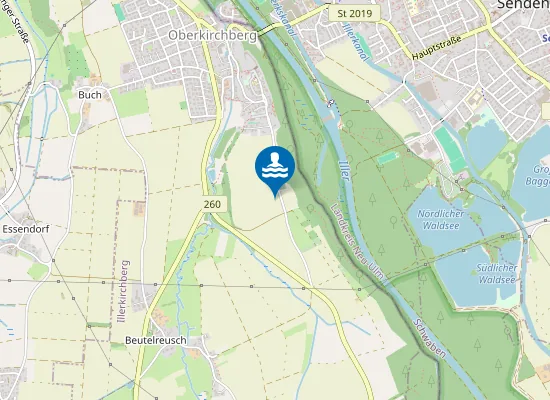 Map of SENDENER WALDSEE SENDEN NORDUFER