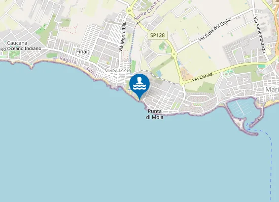 Map of SPIAGGIA SANTA BARBARA