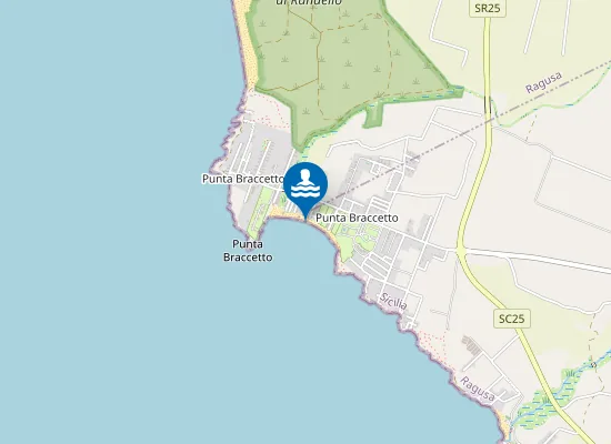 Map of SPIAGGIA ''PUNTA BRACCETTE''