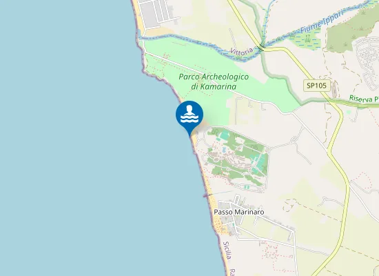 Map of SPIAGGIA CLUB MEDITERRANEE