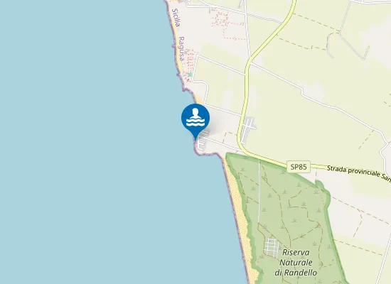 Map of SPIAGGIA BLANCO GRANDE