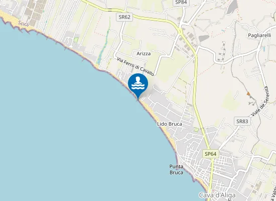 Map of SPIAGGIA ''ARIZZA''
